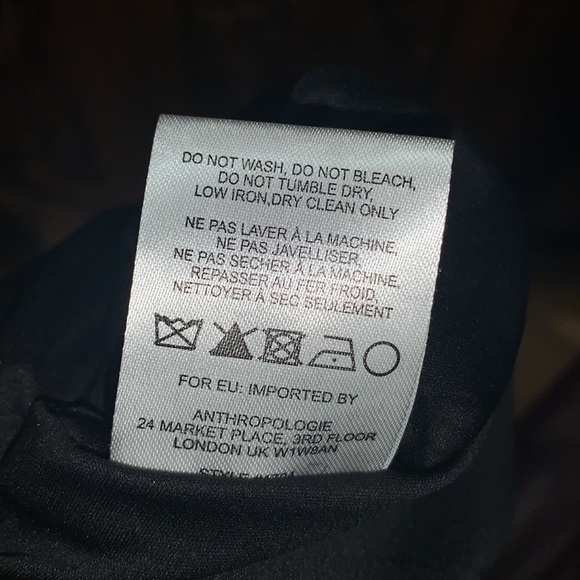 EUC Anthropologie Hutch large little black dress - Picture 8 of 8